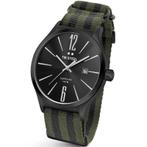 TW Steel TW1319 Slim Line Green Black NATO Horloge 45mm, Nieuw, Verzenden