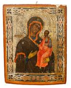 Icoon - Moeder Gods van Kazan - Hout