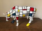 Beeld, Cow Parade. Cowparade. Moondrian Large. - 19.5 cm -