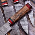 Keukenmes - Chefs knife - Vouwstaal, Olijfhout met stalen
