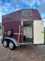 Degelijke Polyester Bockmann 2-paards!, Ophalen, Zo goed als nieuw, Polyester, 2-paards trailer