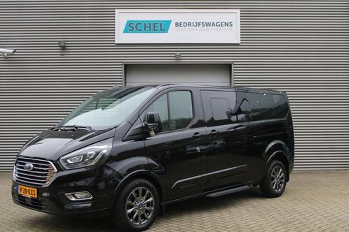 Ford Transit Custom 320 2.0 TDCI L2H1 Titanium X 170pk - Ada, Auto's, Bestelauto's, Onderhoudsboekje, Lease, Beige, Automaat, Overige kleuren