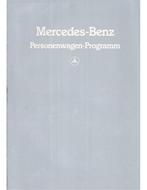1983 MERCEDES BENZ PROGRAMMA BROCHURE DUITS, Boeken, Auto's | Folders en Tijdschriften, Nieuw, Author
