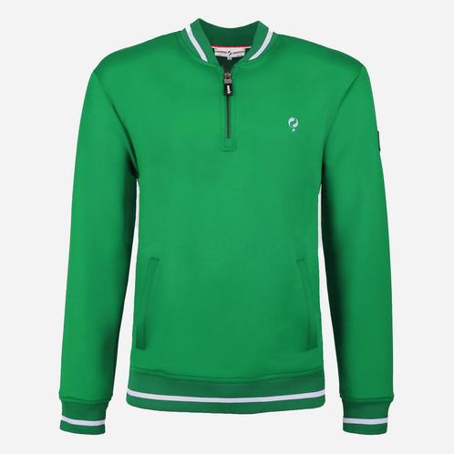 -44% Q1905  Q1905 Scuba half zip trui mill helder  maat XL, Kleding | Heren, Jassen | Winter, Groen, Nieuw, Verzenden