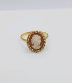 Zonder minimumprijs - Ring - 19.2 kt. Geel goud - (Camafeu), Nieuw