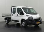 Peugeot Boxer 2.0BlueHDI Dubbele Cabine Open Laadbak, ABS, Stof, Gebruikt, Euro 6