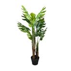 IvoQ Monstera Kunstplant 120 cm – Natuurlijke Look, Huis en Inrichting, Woonaccessoires | Kunstplanten en Kunstbloemen, Verzenden