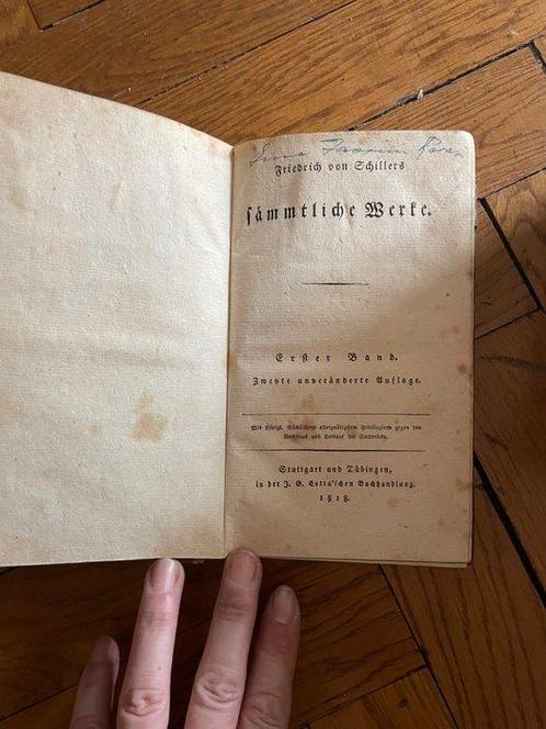 Friedrich von Schiller - Sämmtliche Werke - 1818, Antiek en Kunst, Antiek | Boeken en Bijbels
