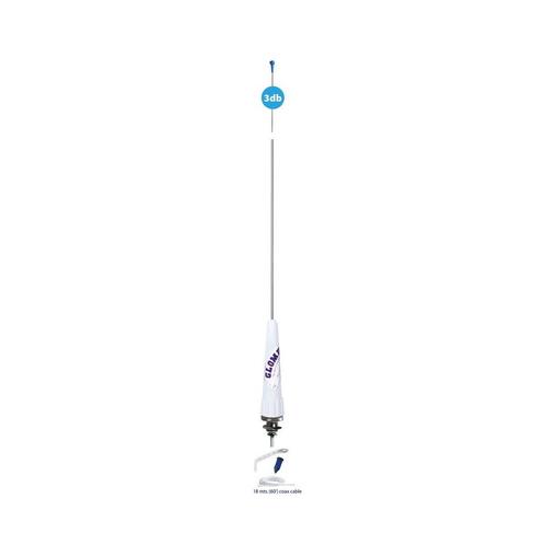Glomex RVS Marifoon Antenne voor Zeiljachten (Complete Set), Watersport en Boten, Accessoires en Onderhoud, Nieuw, Ophalen of Verzenden