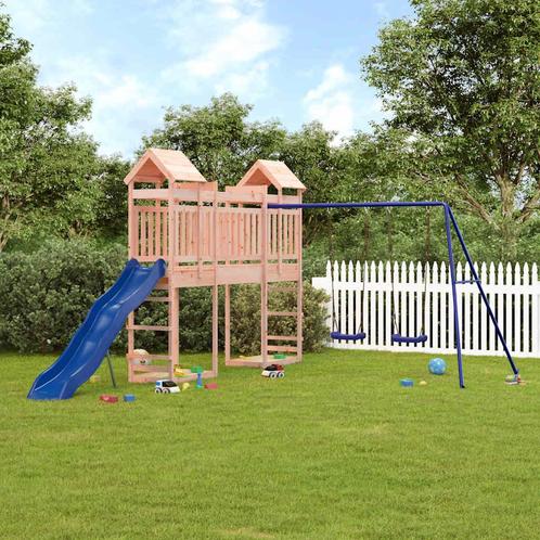 vidaXL Speelhuis massief douglashout, Kinderen en Baby's, Speelgoed | Buiten | Speeltoestellen, Nieuw, Verzenden
