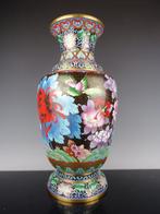 Vaas - Brons, Cloisonné emaille - China - 52 CM (Zonder