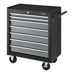 [pro.tec] Gereedschapswagen 7 lades 69x33x77,5 cm zwart, Verzenden, Nieuw