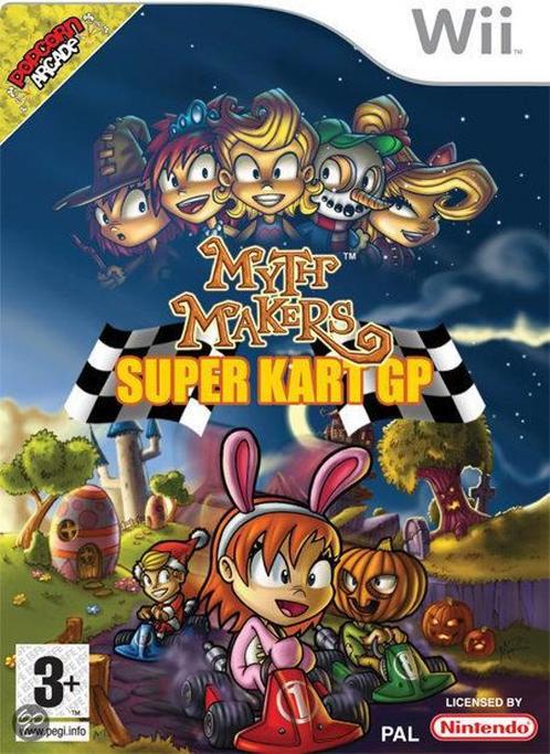 Myth Makers Super Kart GP (Wii tweedehands Game), Spelcomputers en Games, Games | Nintendo Wii, Zo goed als nieuw, Ophalen of Verzenden