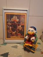 Disney - Ingelijste poster Dagobert en porseleinen spaarpot, Verzamelen, Nieuw