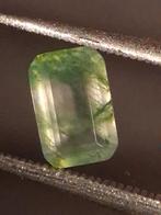 Natural Faceted Agate - Green Moss Agate - 0.459 ct - octago, Verzenden, Nieuw