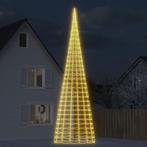 vidaXL LED-kerstboom aan vlaggenmast 3000 LEDs warm wit 800, Diversen, Kerst, Verzenden, Nieuw