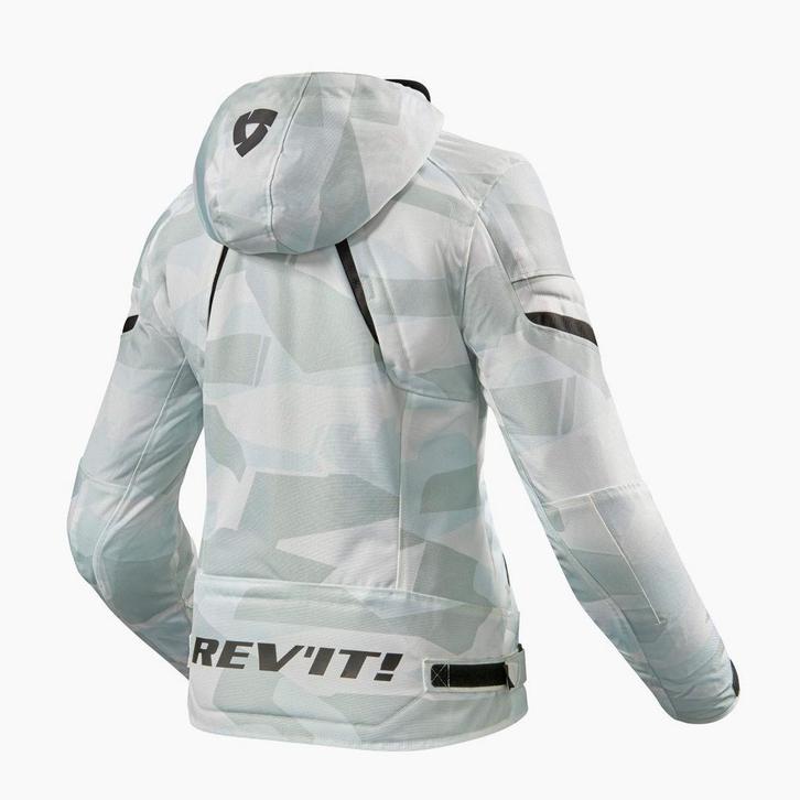REVIT! Flare 2 Jas Dames Camo Grijs Wit, Motoren, Kleding | Motorkleding, Dames, Nieuw met kaartje, Jas | textiel, Verzenden