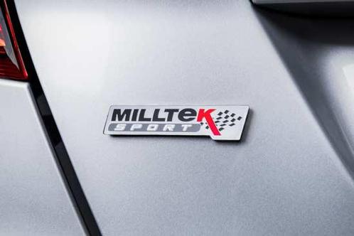 Milltek Sport logo embleem badge zilver origineel, Auto diversen, Auto-accessoires, Nieuw, Verzenden