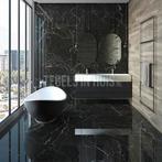 Vloertegel wandtegel marmer zwart 120x120 gepolijst, Ophalen, Keramiek, Nieuw, 10 m² of meer