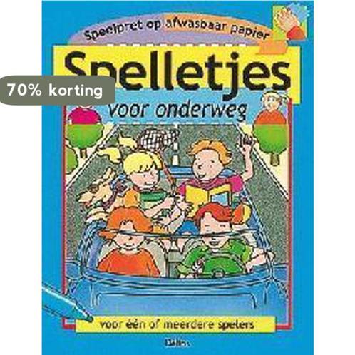Speelpret op afwasbaar papier - spelletjes voor onderweg, Boeken, Kinderboeken | Kleuters, Zo goed als nieuw, Verzenden