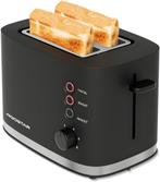 Broodrooster - Toaster - 2 sleuven - 800W - Zwart •, Huis en Inrichting, Verzenden, Nieuw