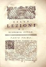 Genovesi Antonio. - Lezioni di Commercio o sia dEconomia