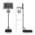 TRUUSK SPORTNOW Basketbalring Met Standaard 220-250 Cm In Ho, Verzenden, Nieuw