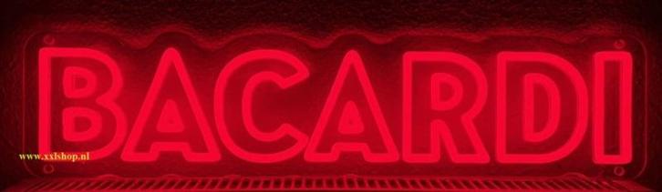 Bacardi NEON sign bord led lichtbord verlichting lamp XXL, Verzamelen, Merken en Reclamevoorwerpen, Nieuw, Verzenden