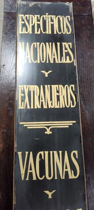 Cartel de Farmacia - Vacunas y Sueros , específicos, Antiek en Kunst, Curiosa en Brocante