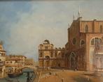 Scuola Italiana (XIX-XX), da Canaletto - Venezia, Campo San, Antiek en Kunst, Kunst | Schilderijen | Klassiek