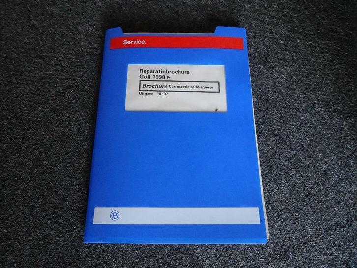 1998 Volkswagen Golf Reparatiebrochure Carrosserie diagnose, Auto diversen, Handleidingen en Instructieboekjes, Verzenden