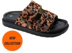 Leopard Slippers met stoere gespen, Kleding | Dames, Ophalen of Verzenden, Nieuw, Slippers