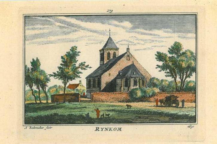 Zicht op Renkum, Antiek en Kunst, Kunst | Etsen en Gravures