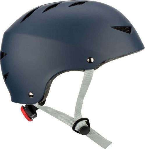Nijdam Skate Helm Verstelbaar - Blue Streak - Maat M -, Fietsen en Brommers, Fietsaccessoires | Fietshelmen, Nieuw, Ophalen of Verzenden