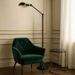 Vloerlamp Vienna Antiek Zwart Binnenverlichting, Huis en Inrichting, Lampen | Vloerlampen, Verzenden, Nieuw, Overige materialen