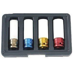 1/2 DR. Wheel nut 6pt. Krachtdoppenset 4-delig, Auto diversen, Autogereedschap, Verzenden