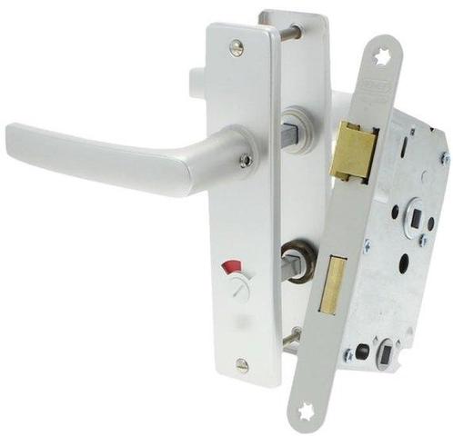 Nemef toilet-badkamer slot 1264 Met Beslag kortschild, Doe-het-zelf en Verbouw, Hang- en Sluitwerk, Nieuw, Ophalen of Verzenden