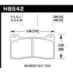 Hawk Wilwood 7816 DTC-70 Street Brake Pads - KHB542U.600, Ophalen of Verzenden, Nieuw