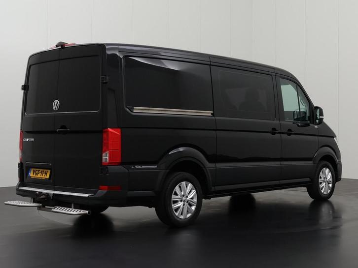 Volkswagen Crafter Dubbel cabine L3 H2 2020 Diesel Automaat, Auto's, Volkswagen, Dealer onderhouden, Te koop, Zwart, Automaat