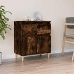 vidaXL Dressoir 60x35x70 cm bewerkt hout gerookt, Verzenden, Nieuw, 50 tot 100 cm, 25 tot 50 cm