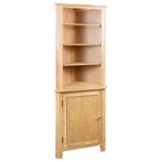 vidaXL Hoekkast 59x36x180 cm massief eikenhout, Huis en Inrichting, Kasten | Overige, Verzenden, Nieuw