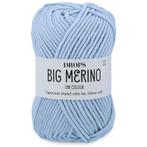 DROPS Big Merino Uni Colour - 23 ijsblauw - Wol Garen, Hobby en Vrije tijd, Breien en Haken, Ophalen of Verzenden, Nieuw