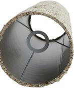 2dekans | Light & Living - kap - Osire - grijs - textiel - Ø, Ophalen of Verzenden, Zo goed als nieuw