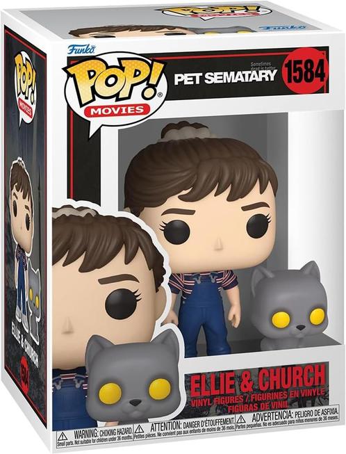 Funko Pop! - Pet Sematary Ellie & Church #1584 | Funko -, Verzamelen, Poppetjes en Figuurtjes, Nieuw, Verzenden