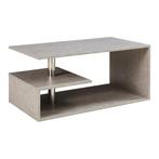 Salontafel Haarlem rechthoekig betonkleurig licht 90x50x41 c, Verzenden, Nieuw