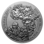 Rwanda / Ruanda African Gorilla 1 oz 2008 (folie), Postzegels en Munten, Munten | Afrika, Verzenden, Overige landen, Losse munt