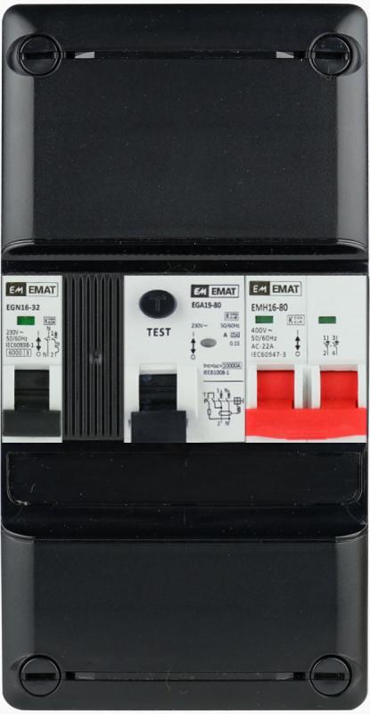 EMAT Groepenkast 1 groep 1 fase 110x220 (BxH), Doe-het-zelf en Verbouw, Elektra en Kabels, Verzenden