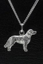 Zilveren Epagneul francais ketting hanger - groot, Verzenden, Nieuw