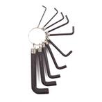 Benson Inbussleutelset - 10 maten - 1.5 t/m 10 mm - Compa..., Doe-het-zelf en Verbouw, Gereedschap | Handgereedschap, Ophalen of Verzenden