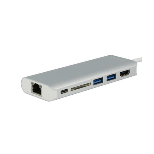 ARTICONA Portable USB-C Dock | 1x HDMI | 1x RJ45, 1x USB-C, Computers en Software, Dockingstations, Laptop, Tablet, Telefoon, Gebruikt